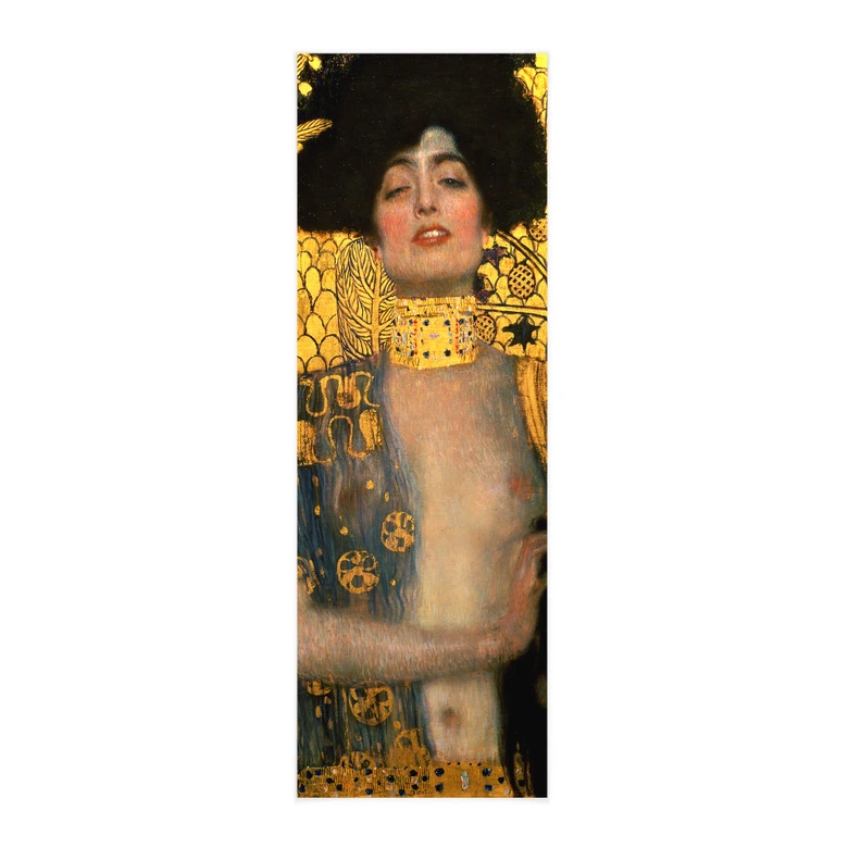 Stoffbild Klimt - Judith mit dem Haupt des Holofernes - Panorama 