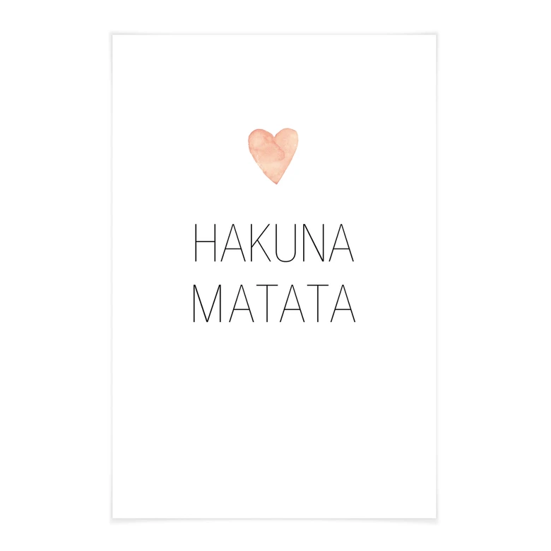 Stoffbild Confetti & Cream - Hakuna Matata 