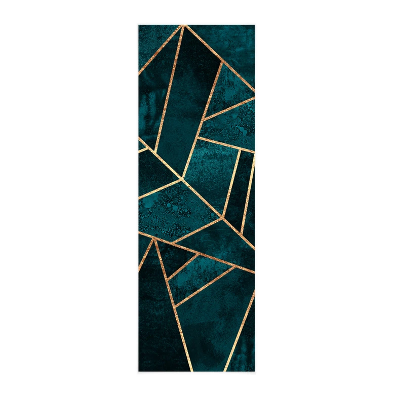 Textielposter Fredriksson - Blue Green Emerald 
