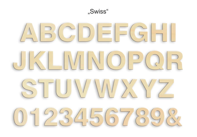 Holzbuchstaben 30 cm Buchstabenhöhe 