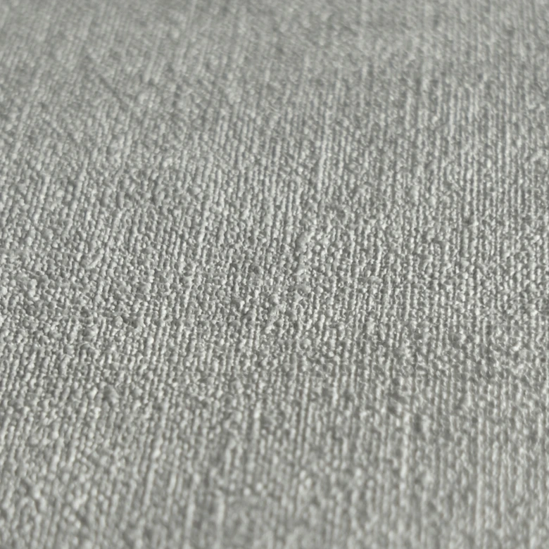 Leinenoptik Strukturtapete Grau - Moderne Vliestapete 