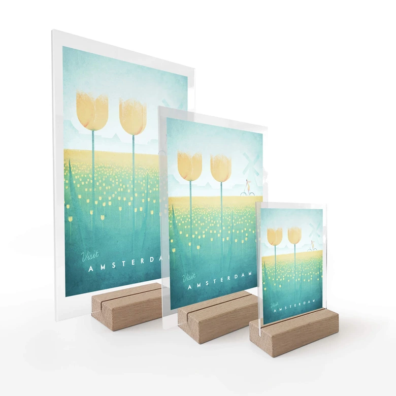 Tischaufsteller Rivers - Amsterdam 