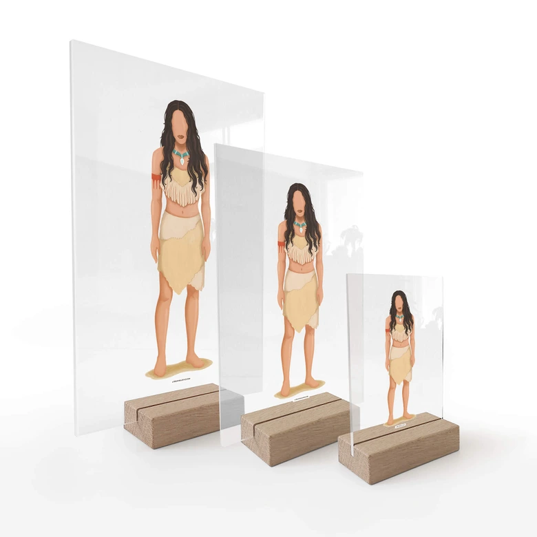 Tischaufsteller Tohmé - Pocahontas 