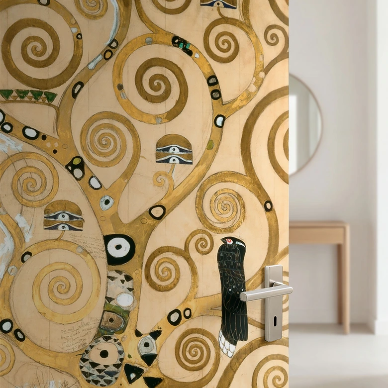 Türfolie Der Lebensbaum - Klimt - Selbstklebende Türdeko 