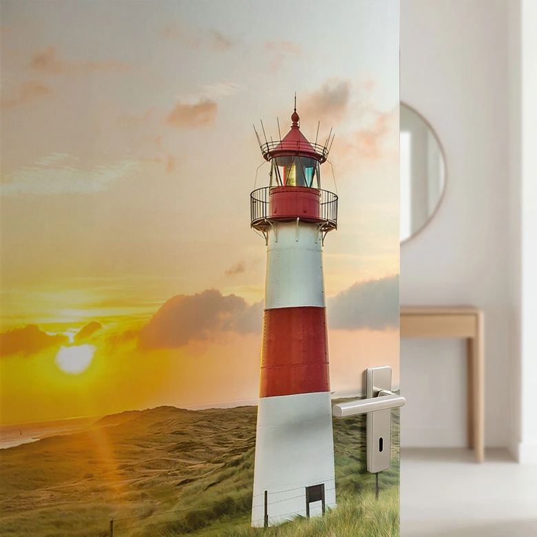 Deurfilm vuurtoren op Sylt 