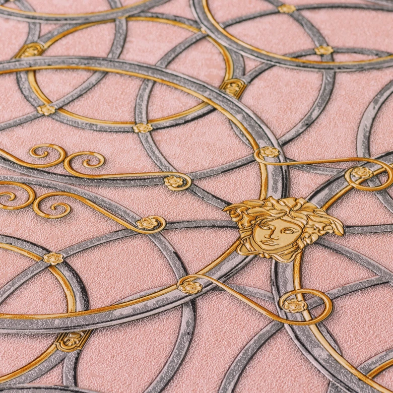 Versace Papier peint de designer -  argent, or 