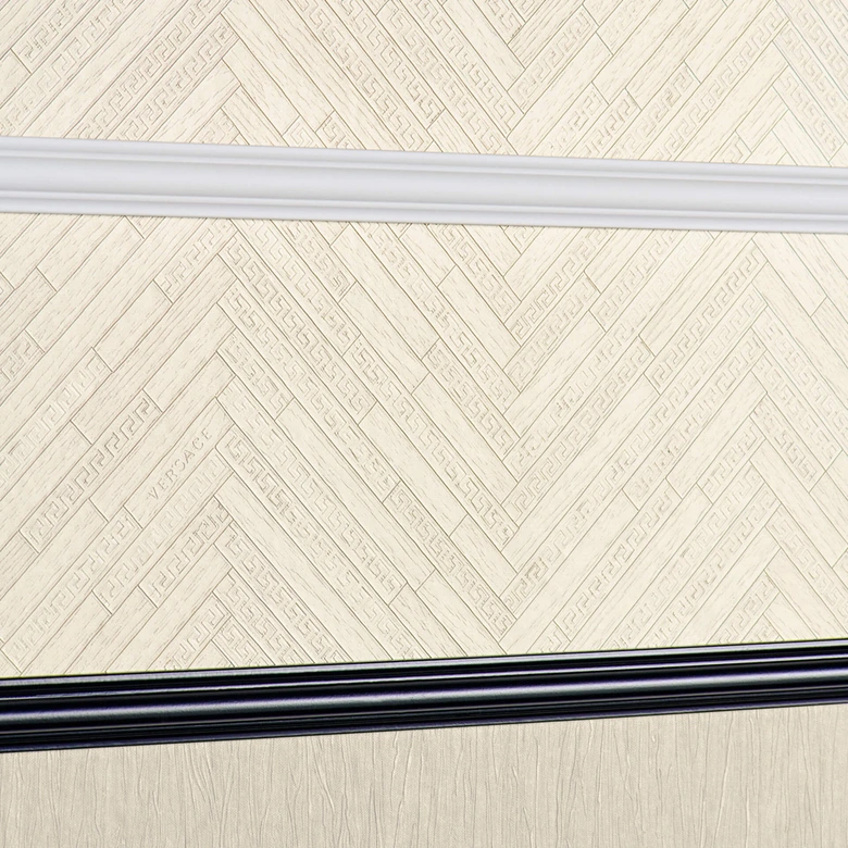 Versace Papier peint de designer - Gris, Blanc 