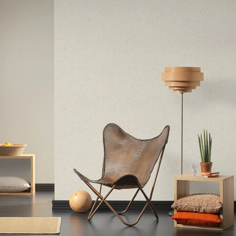 A.S. Création Vliestapete Premium Wall Unitapete einfarbig beige, metallic 