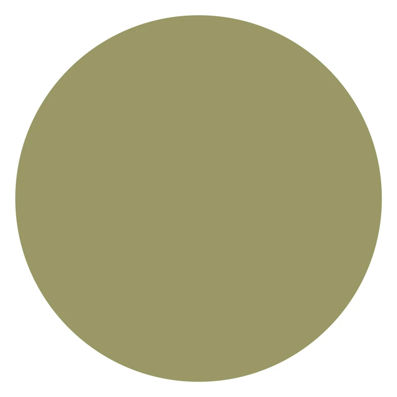 Zelfklevende Wandcirkel Khaki - Cirkel Muursticker 