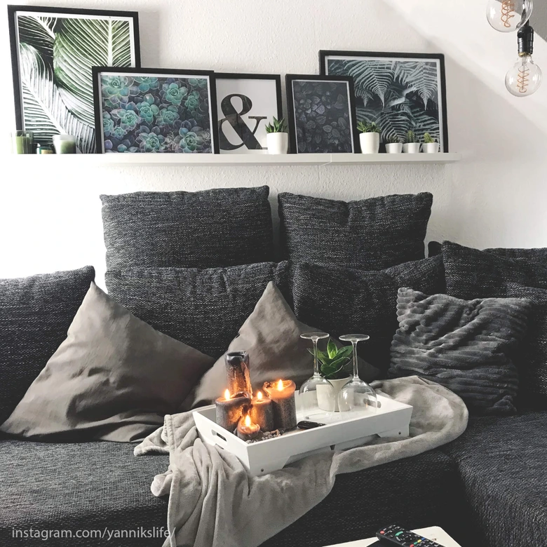 Poster Palm Tree Leaves 