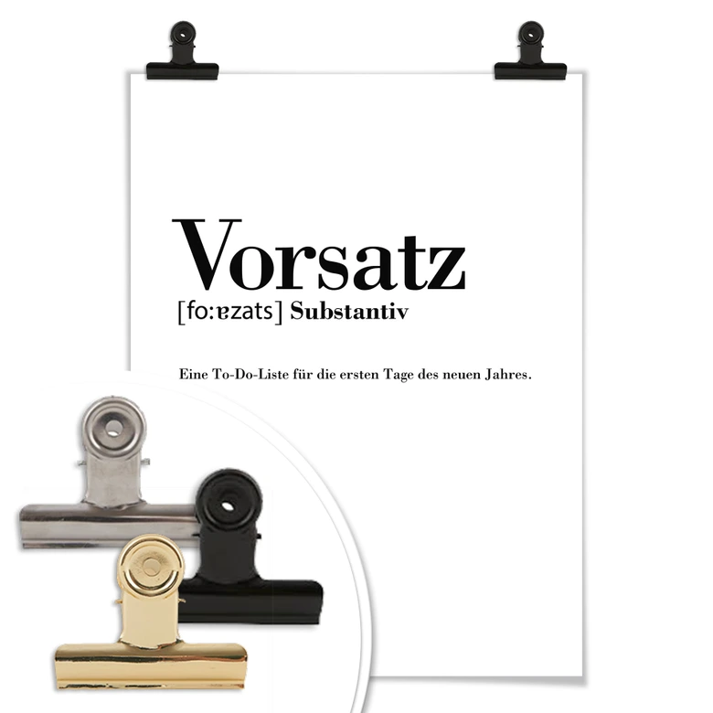 Poster Grammatik - Vorsatz 