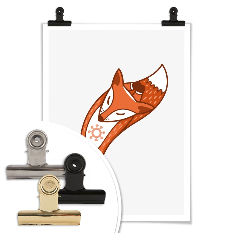Poster - Yoga fox 01 
