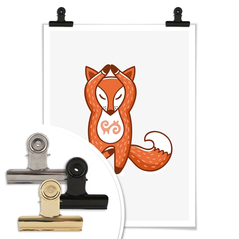 Poster - Yoga-Fuchs 04 