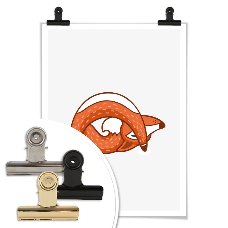 Póster - Yoga Fox 06  