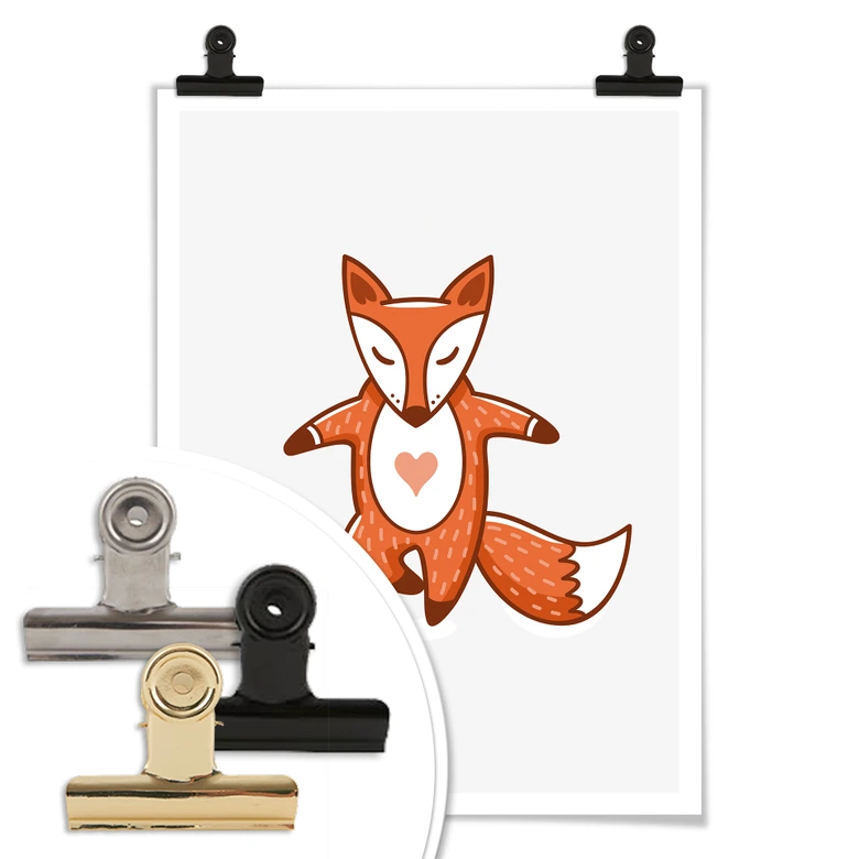 Plakat - Yoga-Fox 09 