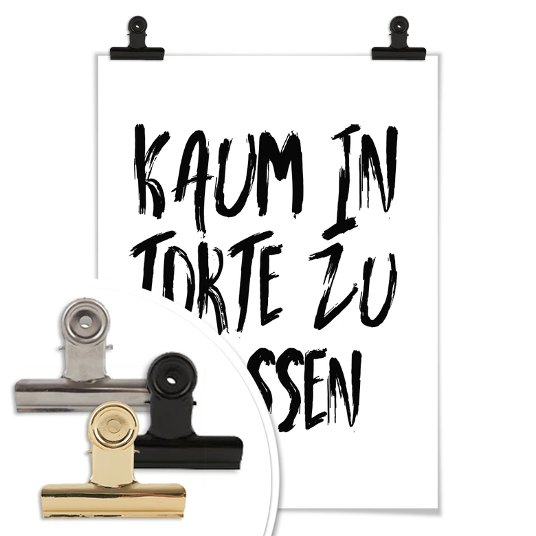Poster - Kaum in Torte zu fassen 