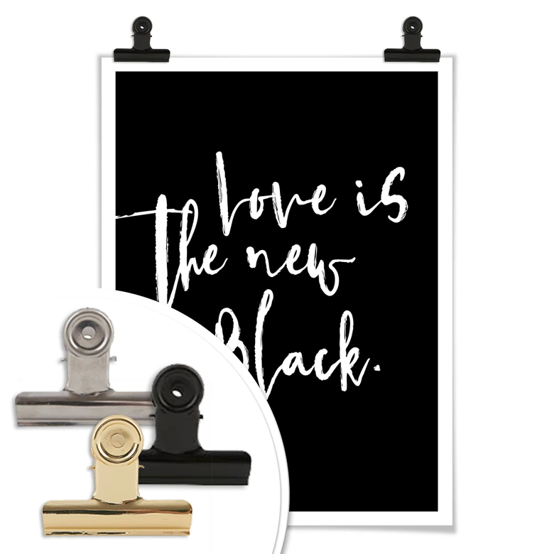 Poster - Love is the new black 