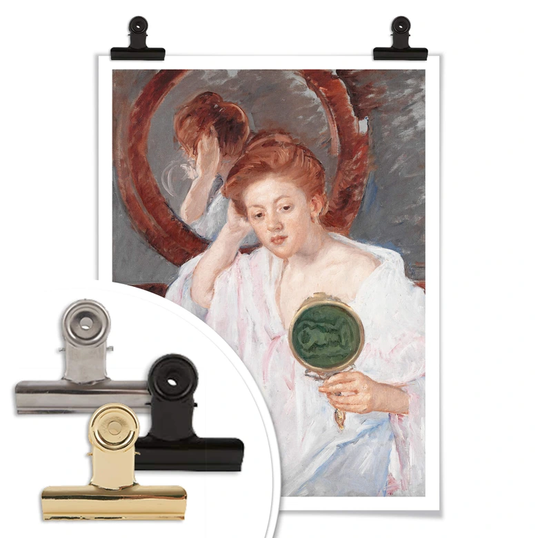 Poster - Cassatt - Denise am Kosmetiktisch 