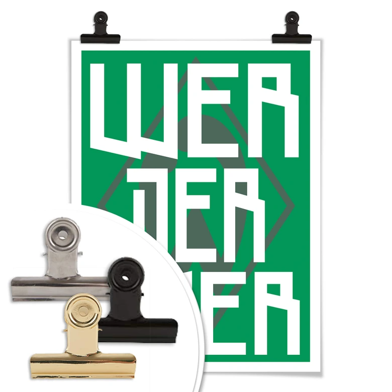 Poster Werder Bremen - Werderaner 