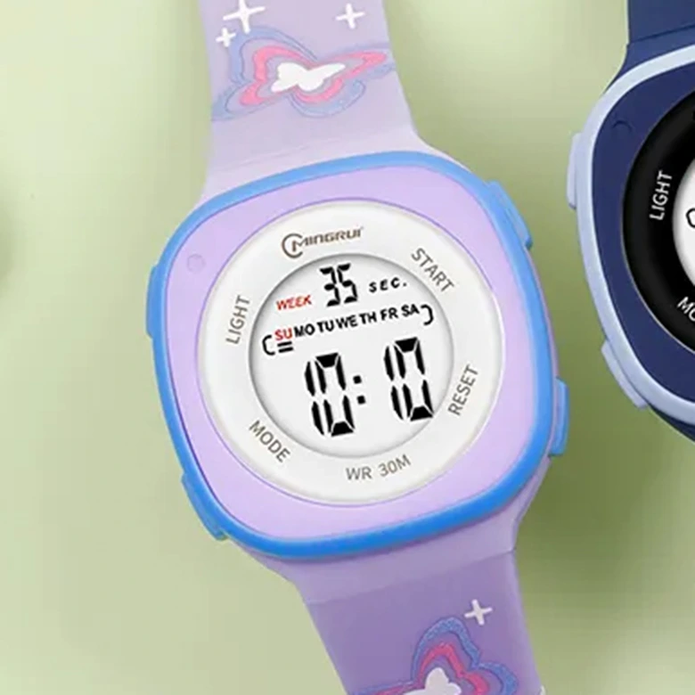 Digitale Sport Armbanduhr | Digitale Uhr für Kinder und Jugendliche | | Farbenfrohe Silikonuhr für Mädchen und Jungen 