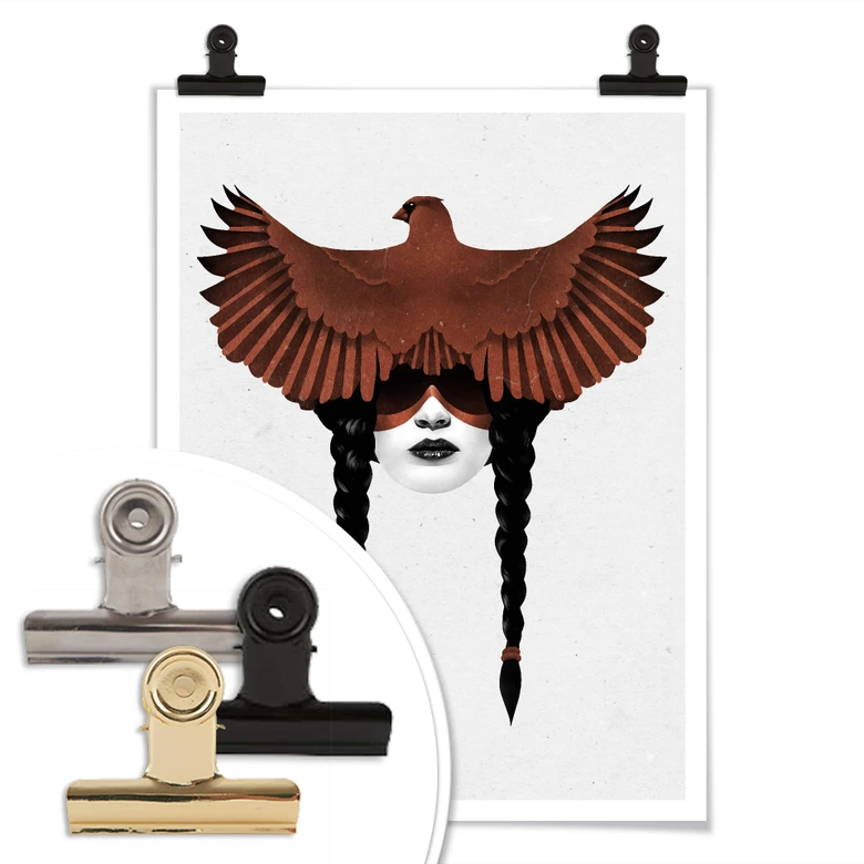 Poster Irland - Mörk kardinal 