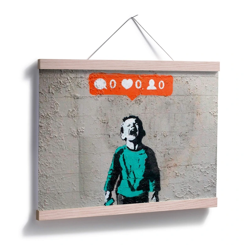Poster Banksy - Nobody likes me 