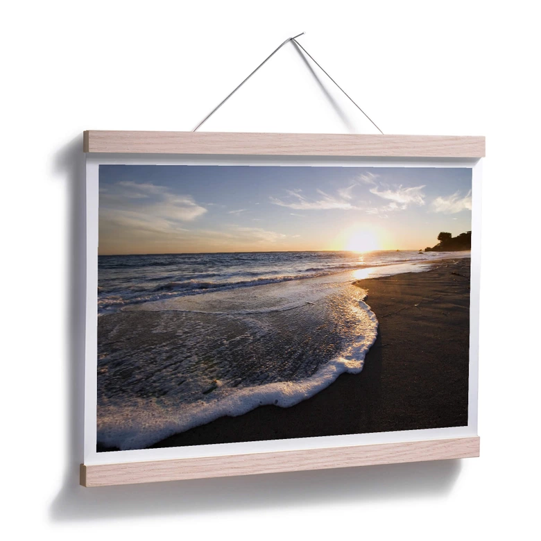 Poster Sonnenuntergang am Meer 