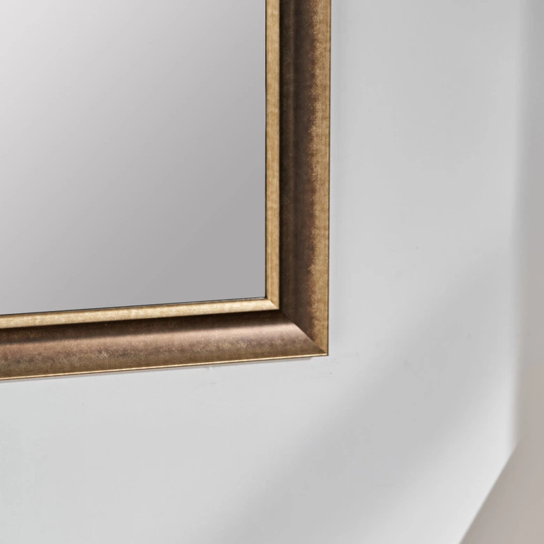 Wandspiegel gold rechteckig - Mailand - 50x70 cm 