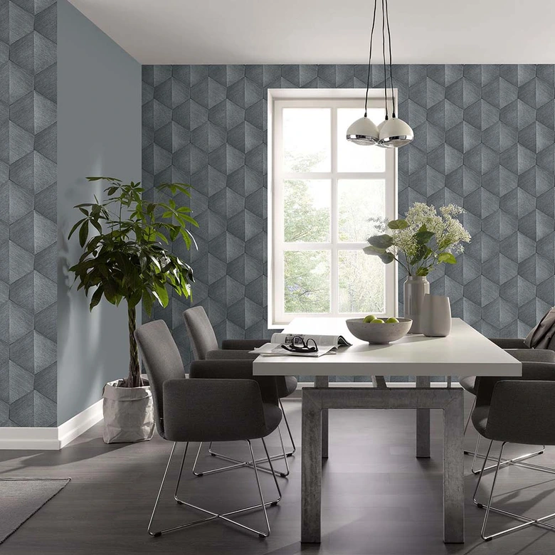 3D Tapete, Mustertapete Fashion for Walls 4 von Guido Maria Kretschmer grau 