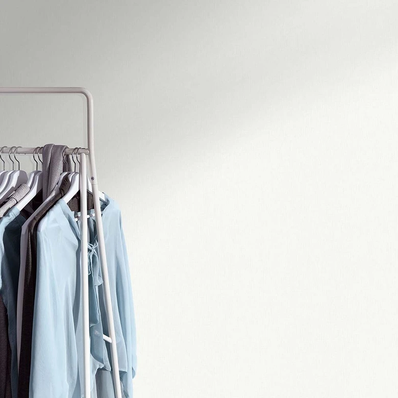 Papier peint uni pailleté, papier peint intissé Fashion for Walls 4 de Guido Maria Kretschmer blanc 