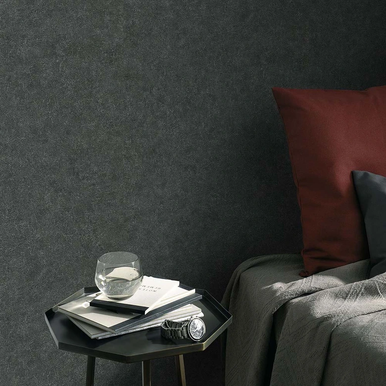 wallpaper glitter, textile wallpaper Fashion for Walls 4 by Guido Maria Kretschmer black 