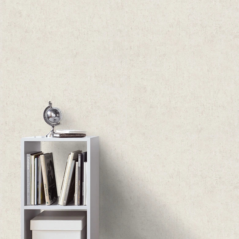 Vliestapete Betonpotik Unifarben in beige 
