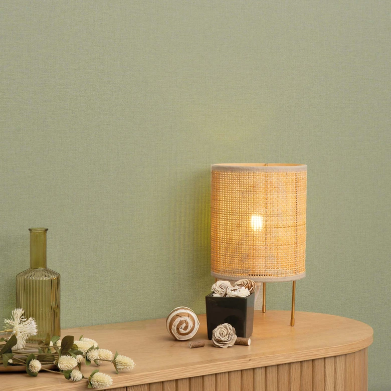 Vliestapete, Unitapete Secret Garden grün 