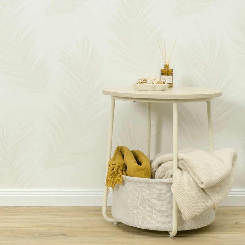 Vliestapete, Blättermotivtapete Aurora beige 