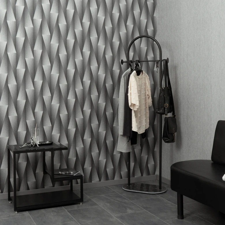 Guido Maria Kretschmer Grafiktapete Shift Fashion for Walls 5 silber 