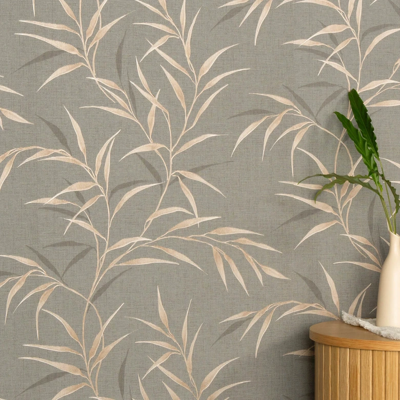 Guido Maria Kretschmer tapet med bladmotiv Yamato Fashion for Walls 5 brun 