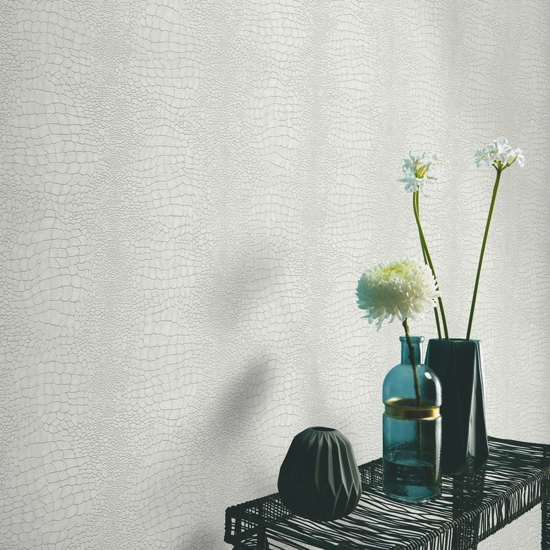 Vliestapete, Grafiktapete Cameo creme 