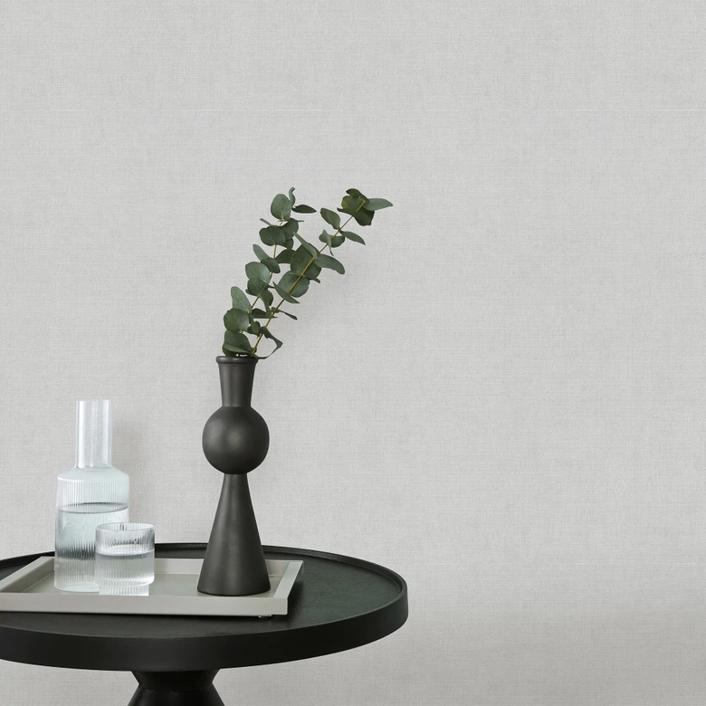 Papel pintado no tejido, Papel pintado unitario Aurora gris claro 