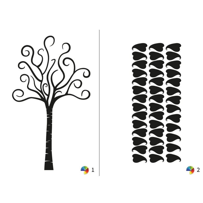 Tree with Animals Wall sticker 