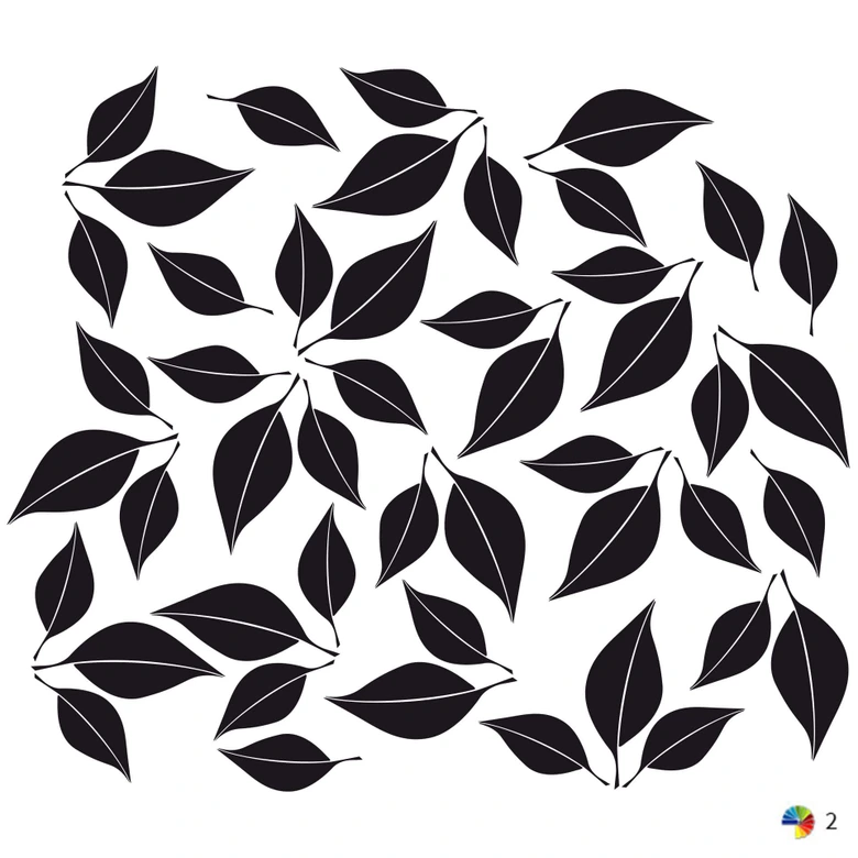 Muursticker Tak 01 2-kleurig 