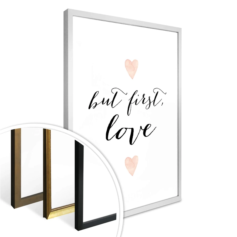 Plakat Confetti & Cream - Ale najpierw miłość 