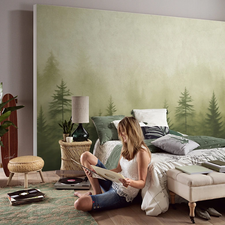 Tapeta krajobrazowa Big Pictures zielona 4,50 x 2,70 m 