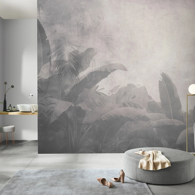 Papel pintado paisaje Big Pictures gris 4,50 x 2,70 m 