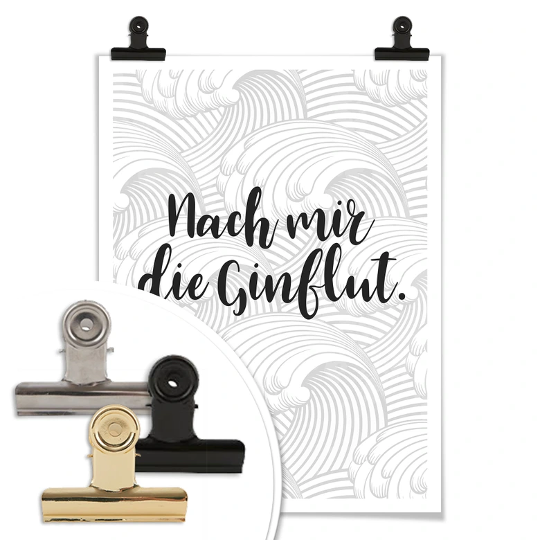 Poster - Nach mir die Ginflut 