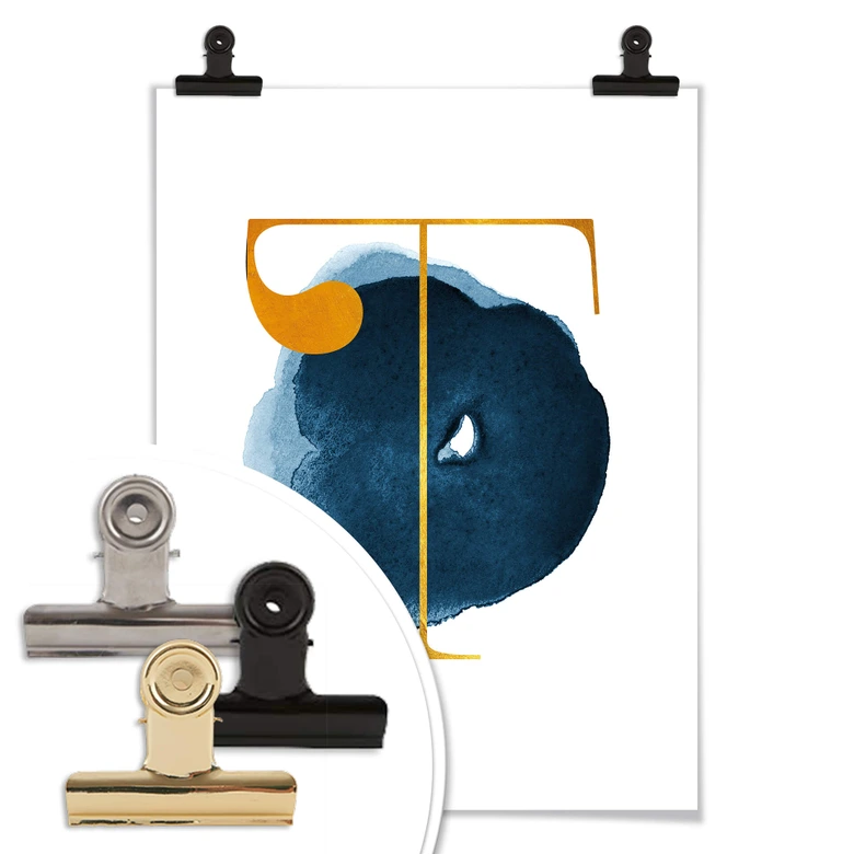 Poster – Een Gouden letter T 
