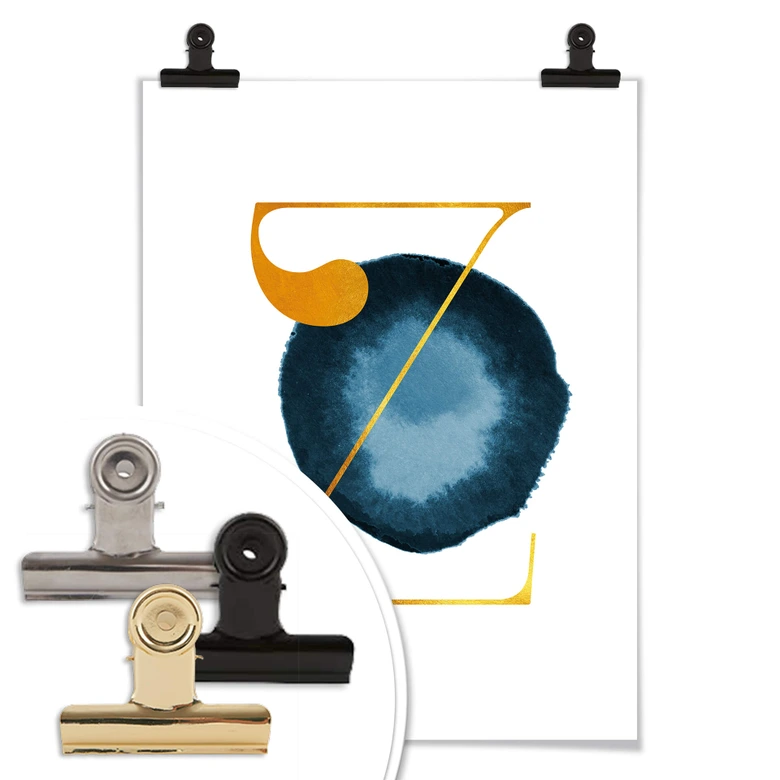 Poster – Een Gouden letter Z 
