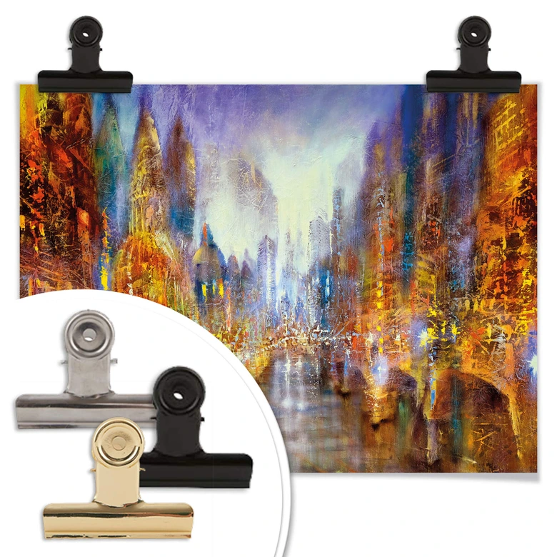 Plakat Schmucker - Miasto świateł 