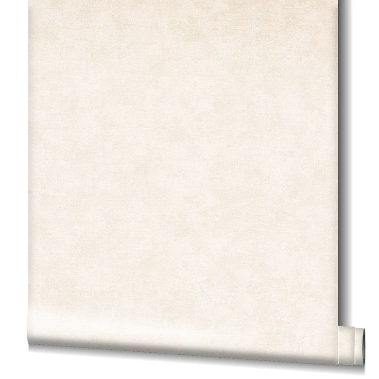 Vliestapete in moderner, feiner Struktur beige Uni 