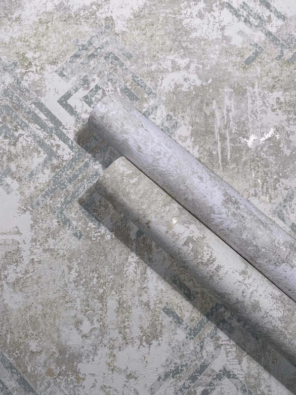 Vliestapete Betonoptik Grafisch Modern in Grau 