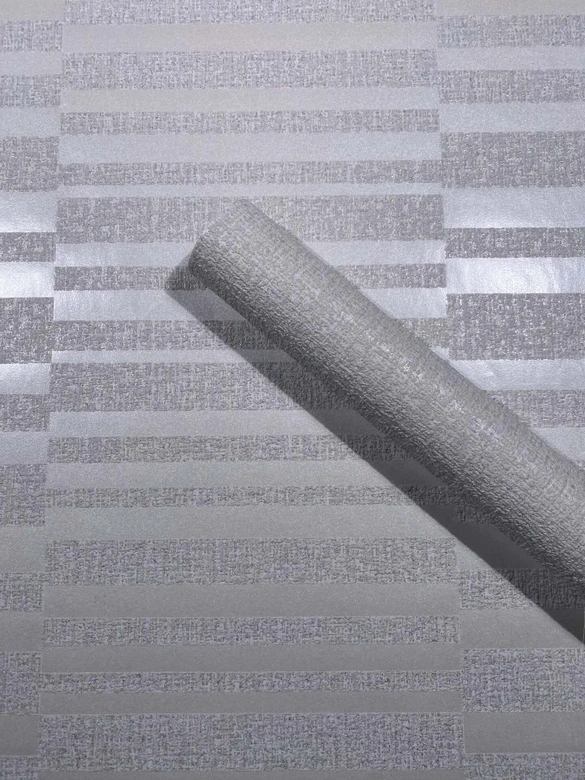 Icke-vävd tapet textil ser vanlig modern ut i vitt 